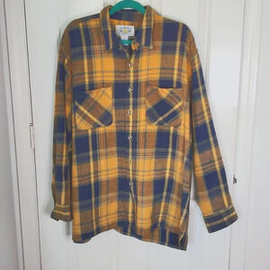 Vintage Alaska 19A59 Wilderness Gear Mens 100% Cotton Heavy Duty Shirt